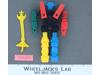 Lion Force Assembler Voltron 1984 LJN Toys 5.5" Rubber Action Figure
