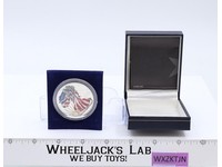 Colorized American Eagle Silver Dollar 1999 American Historic Society W/ COA