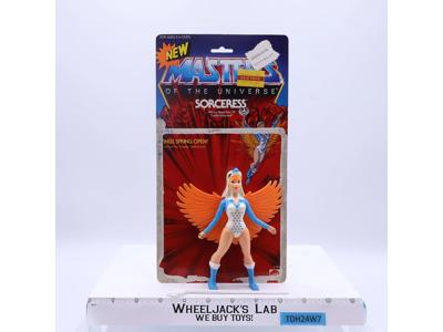 Sorceress Complete W/8 CARDBACK He-Man Masters of the Universe MOTU 1987 Mattel