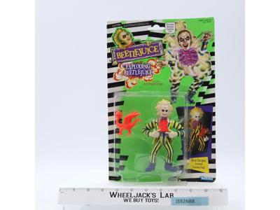 Exploding Beetlejuice W/ Dreadful Dragon Beetlejuice 1989 Kenner NEW SEALED
