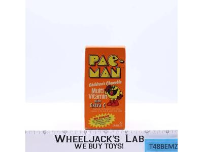 Pac-Man Chewable Multi Vitamins w/ Extra C for Kids 1982 Rexall Vintage NEW