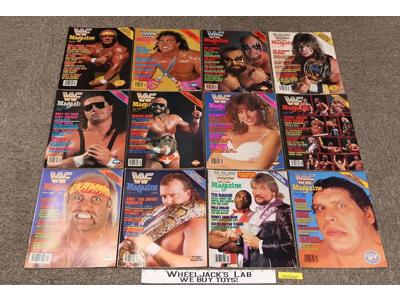 WWF Magazine Complete Set 12 Issues 1988 DeBiase Hogan Snake Andre Macho Warrior