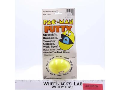 Pac-Man Glow-In-The-Dark Putty Egg 1980s Diamond Toymakers Vintage NEW SEALED