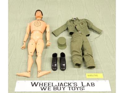 GI Joe Talking Man of Action Flocked Brown Hair 12" 1964 Hasbro Action Figure
