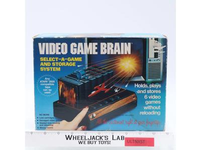 Video Game Brain Select a Game & Storage System Atari 1980s RGA Int. NEW MIB