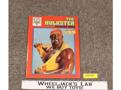 The Hulkster HULK HOGAN Coloring Book WWF Wrestling Checkerboard Press UNUSED
