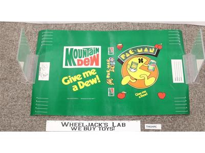 Pac-Man "Give Me A Dew" Mountain Dew 1980 Pepsico Midway Book Cover Vintage