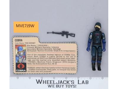 Cobra V1.5 100% Complete G.I. Joe 1983 Hasbro Vintage Action Figure