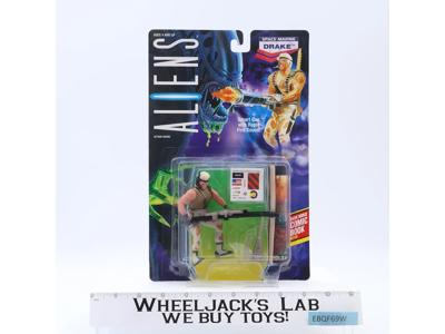 Space Marine Drake W/ Comic Aliens 1992 Kenner Vintage Action Figure NEW SEALED