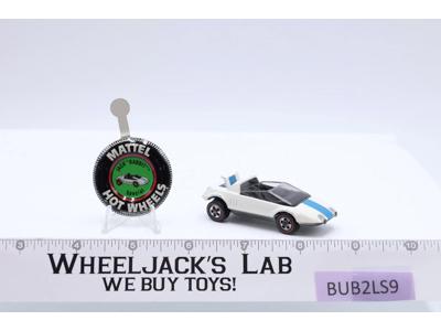 Jack Rabbit Special White Enamel Hot Wheels 1970 Mattel Redline RL w/ BUTTON