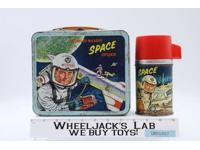 Colonel Ed McCauley Space Explorer Metal Lunch Box 1960 Aladdin Tin w/ Thermos