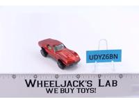Custom Corvette Red 1968 Redline Hot Wheels Mattel Vintage RL USA