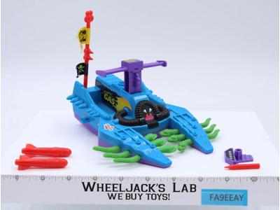 Footski Leech Patrol Vehicle 100% Complete TMNT 1989 Playmates Vintage