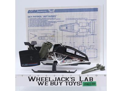 Chrome Sky Hawk 100% Complete GI Joe Sky Patrol 1990 Hasbro Vehicle