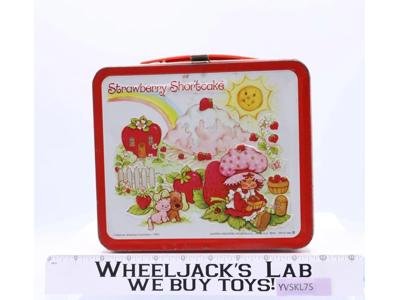 Strawberry Shortcake Metal Lunchbox ONLY 1980 Aladdin Industries Vintage