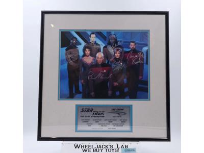 Cast of Star Trek Next Generation Signed AUTOGRAPHED Sirtis Stewart Stiner Dorn