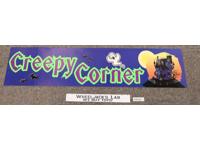 Creepy Corner Sale Display Sign Halloween Store Display Vintage 34 x 8