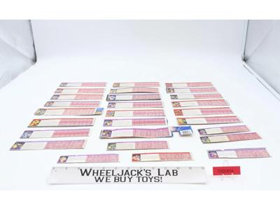 Lot of 27 Action Figure Tech Specs 1980s Vintage Hasbro G1 Transformers