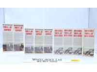 GI Joe Pamphlet Inserts How To Build...Battle Scenes/Have The Most Fun Lot of 9