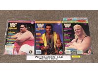 WWF Magazine Lot of 3 February March April 1993 Ramon Mr. Perfect Yokozuna