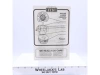 Radar Laser Cannon Instruction Booklet/Sheet ONLY Star Wars 1982 Kenner