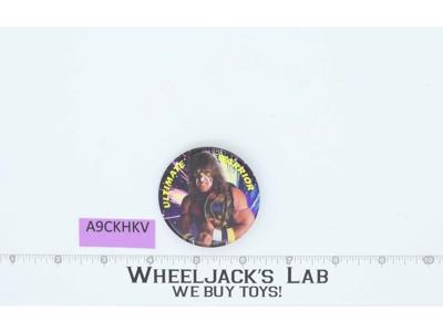 Ultimate Warrior Pin Button WWF WWE Wrestling Original 1980's Vintage