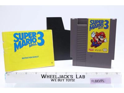 Super Mario Bros. 3 w/ Manual Nintendo Entertainment System NES 1990 Tested