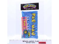 Pac-Man Study Kit Ruler Eraser Bag Sharpener 1980 Empire Pencil Corp. NEW SEALED