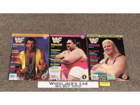 WWF Magazine Lot of 3 February March April 1993 Ramon Mr. Perfect Yokozuna