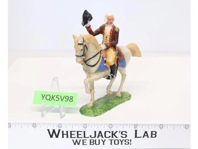 Elastolin 9150 Prussia of the 18th Year 4.25" Officer on Horse Blue Blanket