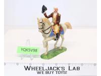 Elastolin 9150 Prussia of the 18th Year 4.25" Officer on Horse Blue Blanket