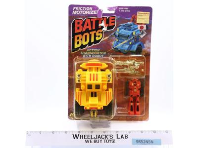 Friction Motorized Action Transporter W/Robot Battle Bots 1984 Marchon MOC NEW