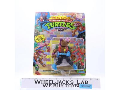 Headspinnin' Bebop Teenage Mutant Ninja Turtles TMNT Playmates UNPUNCHED MOSC