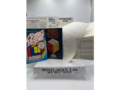 LOT Rubik's Revenge Puzzle Simplest Solution Rubik's Newsletter 1982 Ideal Vtg