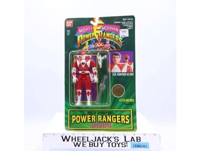 Auto Morphin Jason Red Ranger Mighty Morphin Power Rangers 1994 Bandai NEW MOSC