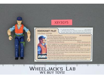 Cutter V1 100% Complete G.I. Joe 1984 Hasbro Vintage Action Figure
