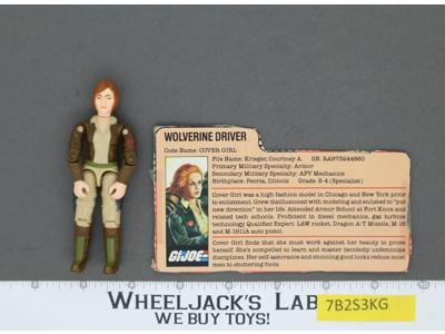 Cover Girl V1 100% Complete G.I. Joe 1983 Hasbro Vintage Action Figure