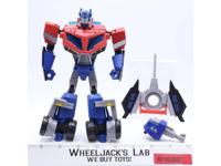Optimus Prime 100% Complete Voyager Class Transformers Animated 2008 Hasbro