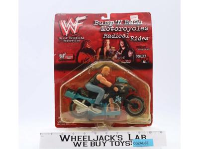 Bump 'N Bash Motorcycles WWF 1998 Toy Island Action Figure NEW SEALED