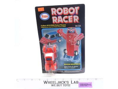 Wagon Master #6 W/Friction Motor Gobot KO Robot Racer 1980s Esso Figure MOSC