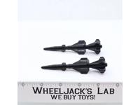 Darklon's Evader Missiles x2 1989 GI Joe Hasbro Vintage Action Figure Vehicle