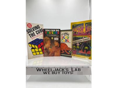 4 Book LOT SUPERMAG Rubik's Cube Solutions You Can Do Cube Humor 1981 1982 Vtg