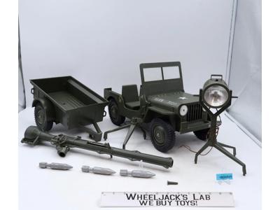 Jeep 7000 w/ Trailer & Accessories 12" G.I. Joe Vehicle 1966 Vintage