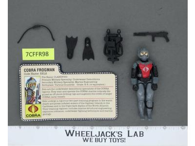 Eels V1 100% Complete G.I. Joe 1985 Hasbro Vintage Action Figure