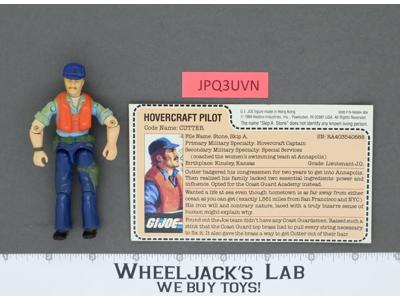 Cutter V1 100% Complete G.I. Joe 1984 Hasbro Vintage Action Figure