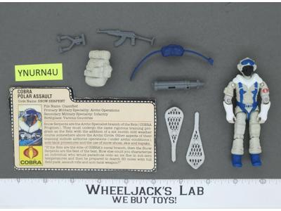 Snow Serpent V1 100% Complete G.I. Joe 1985 Hasbro Vintage Action Figure