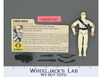 Storm Shadow V1 100% Complete G.I. Joe 1984 Hasbro Vintage Action Figure