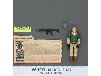 Crankcase V1 100% Complete G.I. Joe 1985 Hasbro Vintage Action Figure