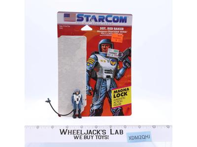 SGT. Red Baker 100% Complete W/Cardback Starcom 1986 Coleco Vintage