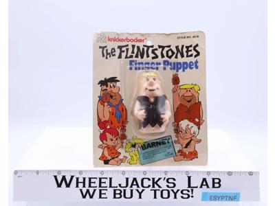 Flintstones Barney Finger Puppet 1972 Knickerbocker Toy Co. Hanna-Barbera MOSC